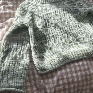 beautiful green sweater